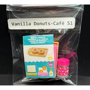 MGA Mini-Verse *Make It Mini Cafe Series 1* Vanilla Donuts READ